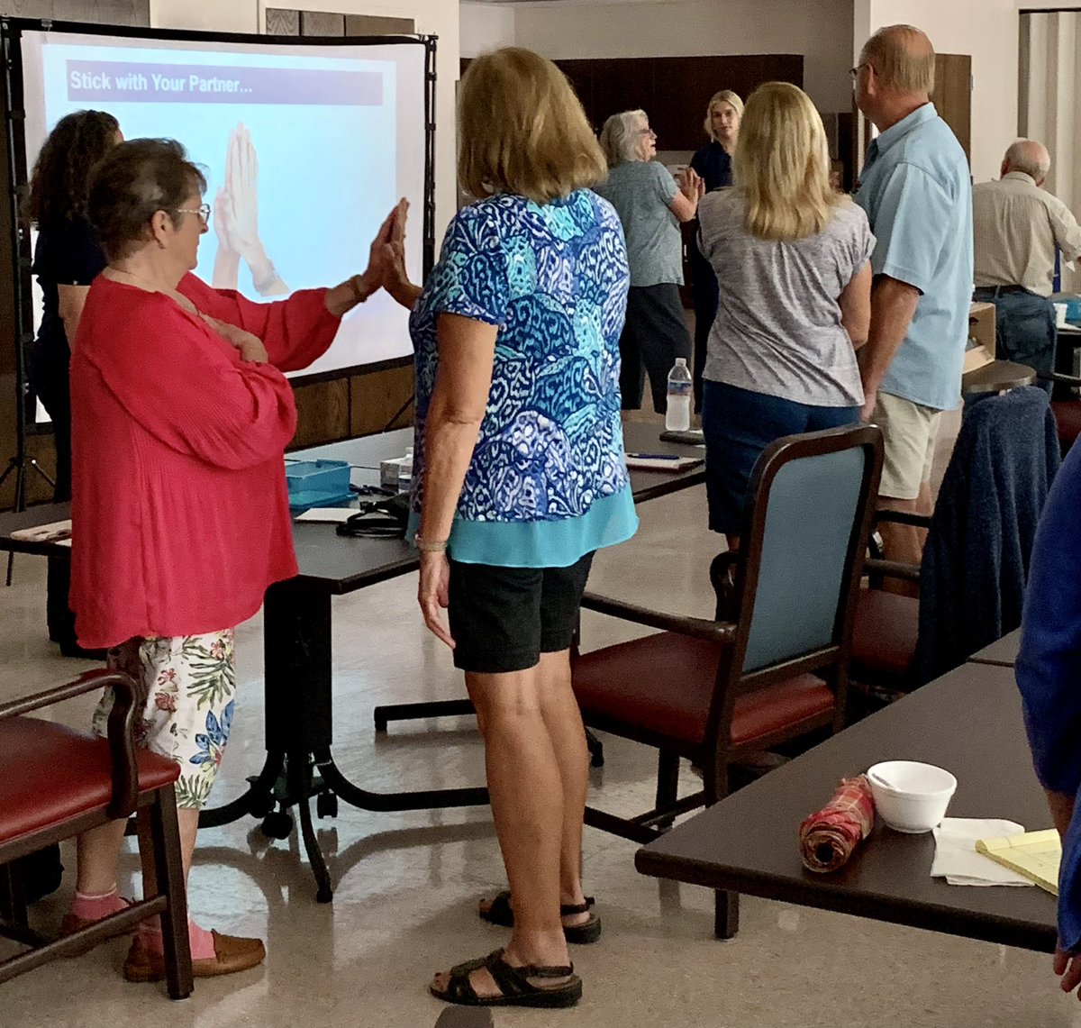 PSU_CGNE's tweet photo. Happening now: Care partners learning how #dementia impacts the brain &amp; ideas for daily living during 2day’s @penn_state  #LivingWithDementia session. 3 more free events this fall at SeniorLIFE in Altoona, PA. Info at https://t.co/fF2PTaf7J9 https://t.co/TmD5QVO3FX