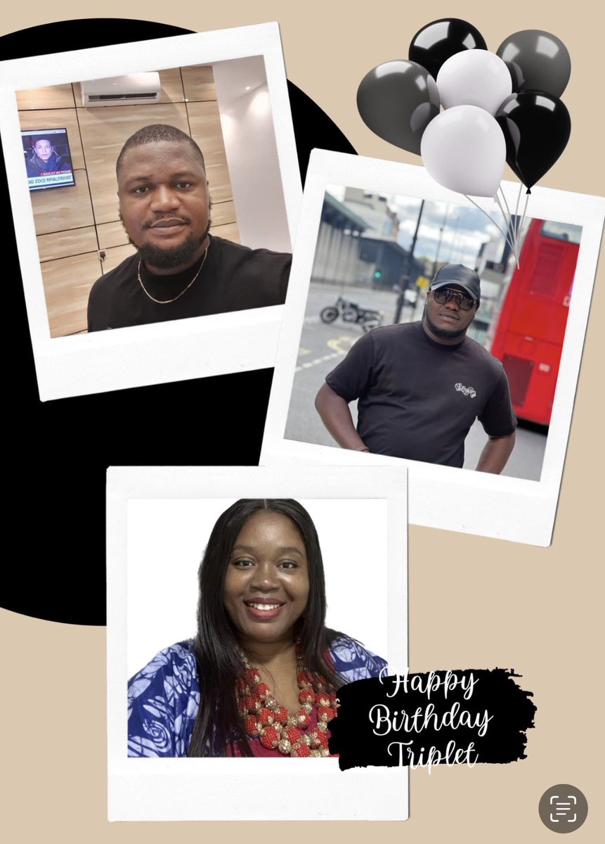 OmaOdyche's tweet photo. Happy birthday to us #Triplets

More celebrations 🎉🎂🎊🎈🎁🩸❤️ https://t.co/dPVVcQbVgV