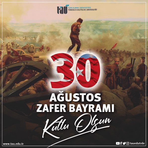 🔷 30 Ağustos Zafer Bayramımızın 101. yılı kutlu olsun. 🔷

#30Ağustos #ZaferBayramı #30AğustosZaferBayramı