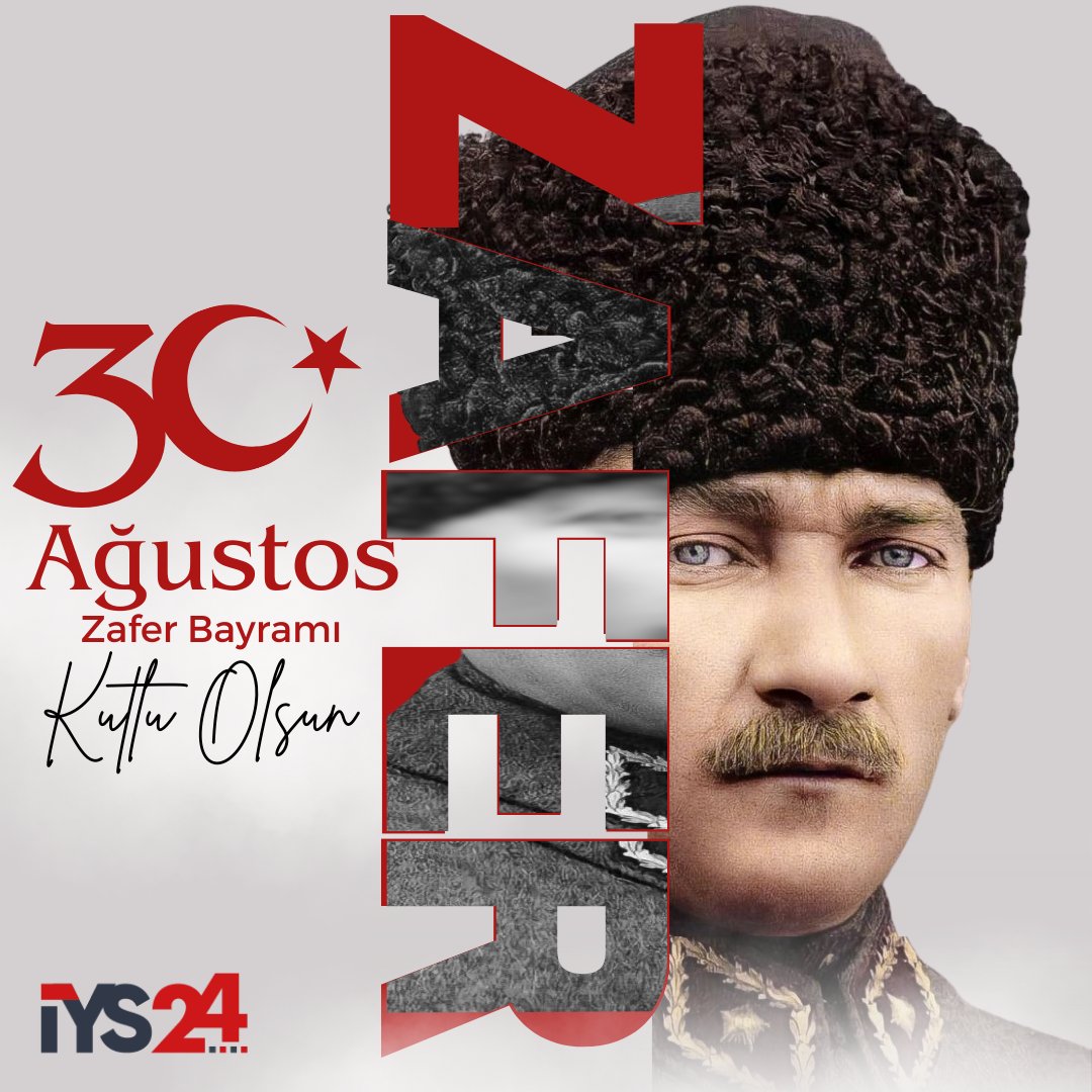 iys_24's tweet photo. 30 Ağustos Zafer Bayramımızın 101. yılı kutlu olsun!
#MustafaKemalAtatürk #30AgustosZaferBayramı https://t.co/JKl17kTdDR