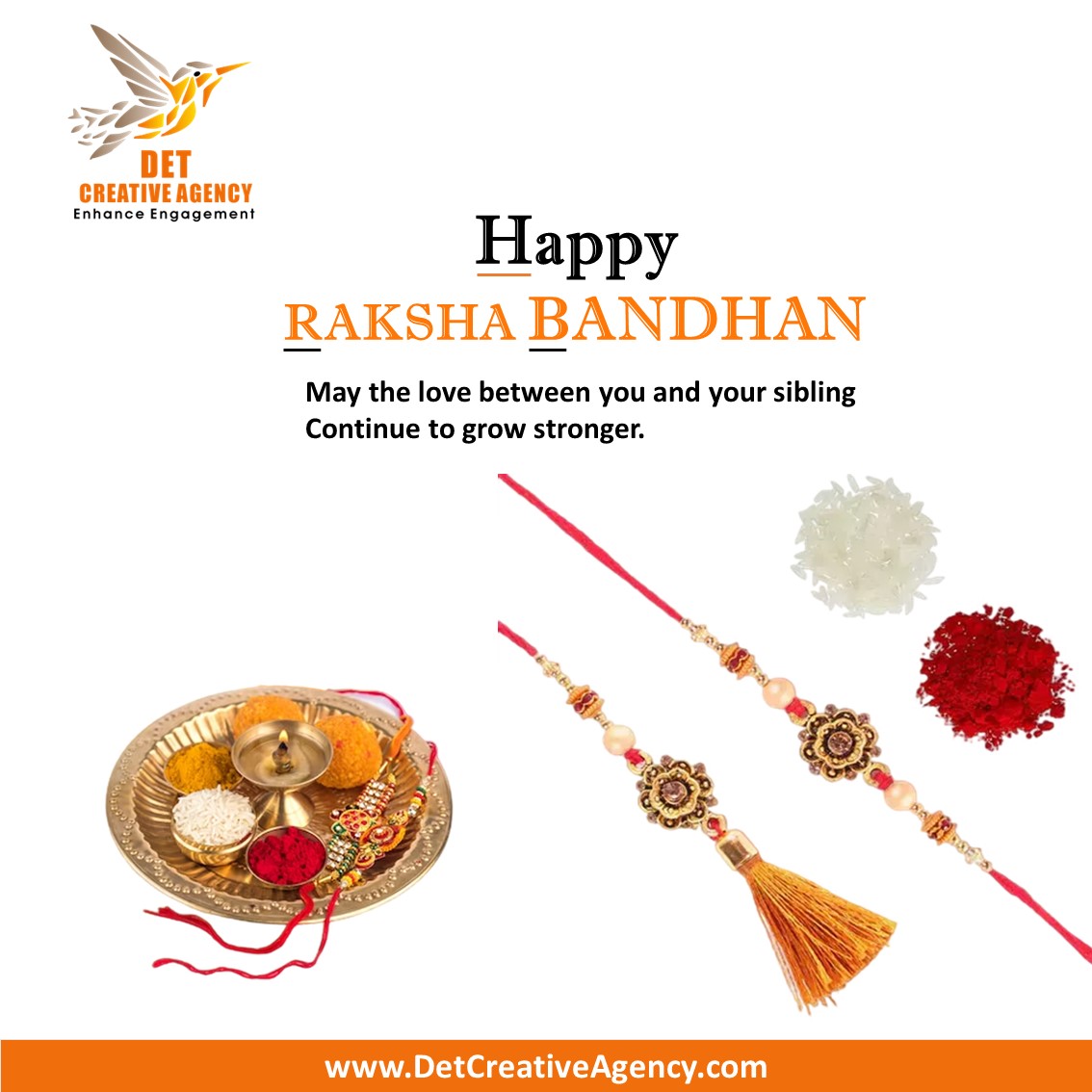 DETCreativeAgcy's tweet photo. May the love between you and your sibling continue to grow stronger
Happy Raksha Bandhan 2023..!!👏
.
.
.
#RakshaBandhan2023 #Rakhi #SiblingLove #det #BrotherSisterBond #rakhicelebration #bonding  #rakhispecial #sisterhood #RakhiWishes #viralpost #RakhiBlessings #TrendingNow https://t.co/OisnLtcdsG