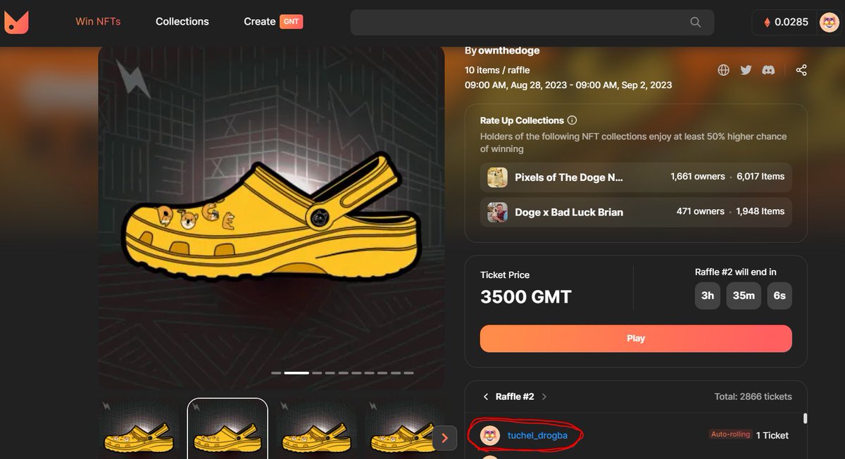 tuchel_drogba's tweet photo. [#2 Participation completed] 
Co-branded Doge Walker Genesis Sneaker Raffle👟🎁

GenesisGenesisGenesisGenesisGenesisGenesisGenesisGenesisGenesisGenesisGenesisGenesisGenesisGenesisGenesisGenesis

#stepn #스테픈 #뛰벌쓰 #nft #gmt #gst #sol #stepngenesis #stepnevent #stepnmarket https://t.co/onLQTQnltr