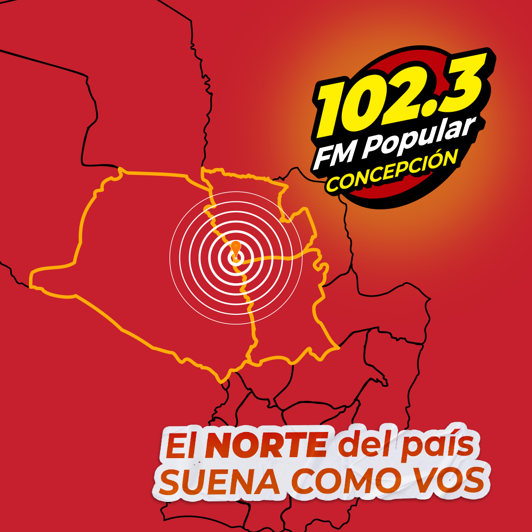 LaPopuFM's tweet photo. Nuestra energía se expande y ahora suena con más potencia en el Norte del país #Concepción se suma al territorio #PopularFM 📻😎🎶 https://t.co/6ExMwa4n0w