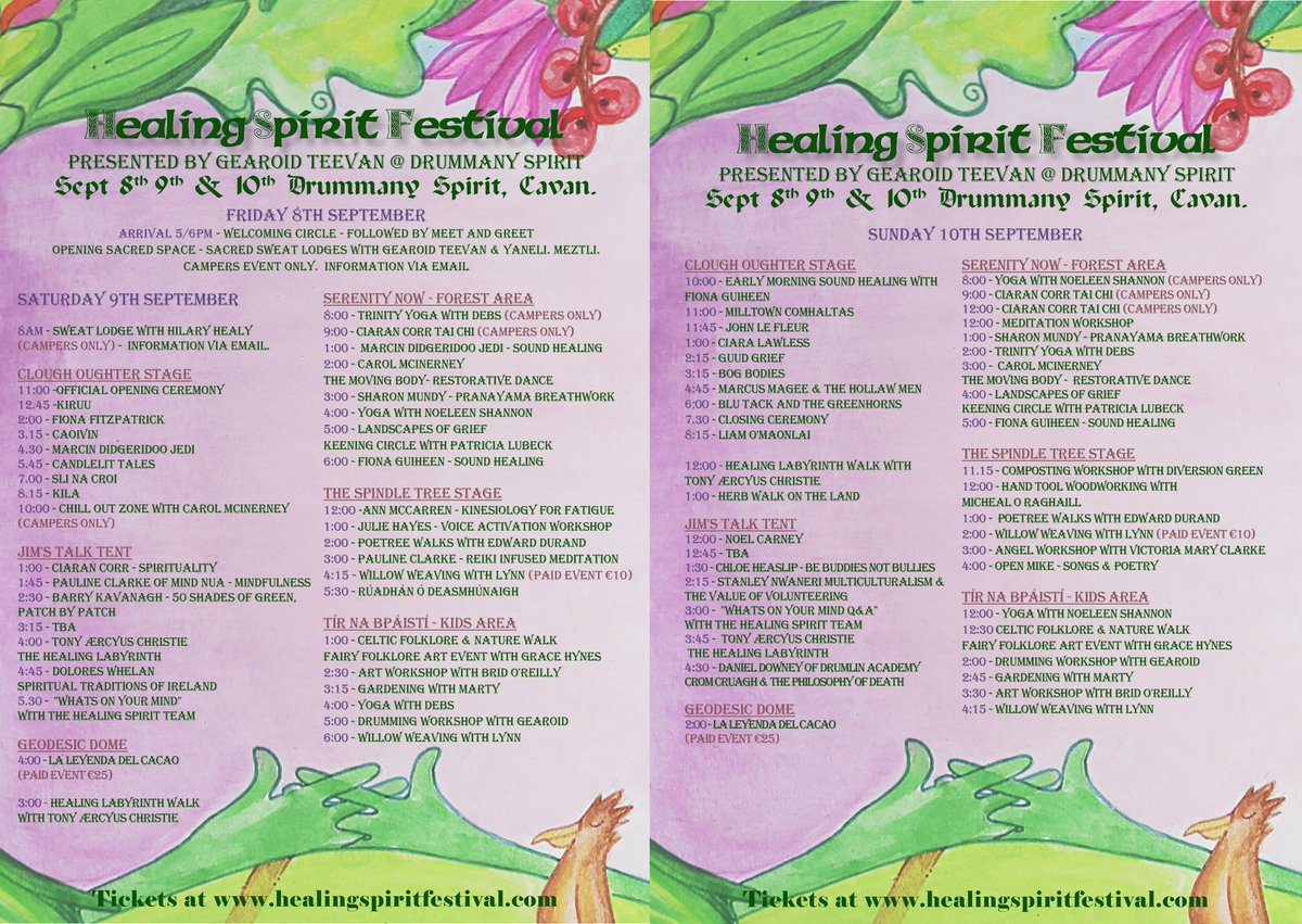 Please give our beautiful event some support, a fantastic alcohol free event in the beautiful lakelands area of #Cavan <a href="/HHumphreysFG/">Heather Humphreys</a> <a href="/BrendanSmithTD/">Brendan Smith</a> <a href="/senjoeoreilly/">Senator Joe O'Reilly</a>  <a href="/ThisIsCavan/">THIS IS CAVAN!</a> Tickets at healingspiritfestival.com