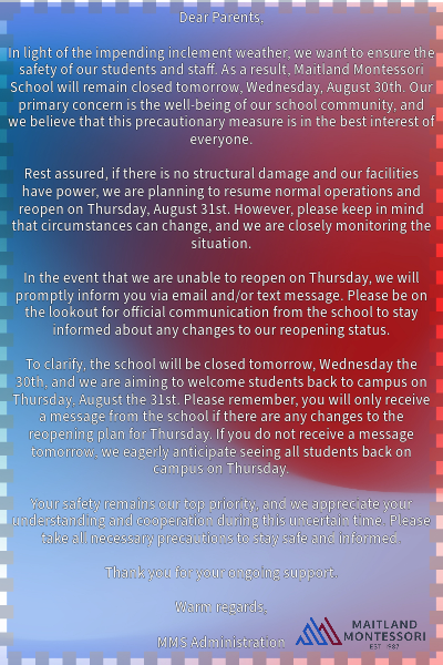 Maitland Montessori (@montessorifl) on Twitter photo 