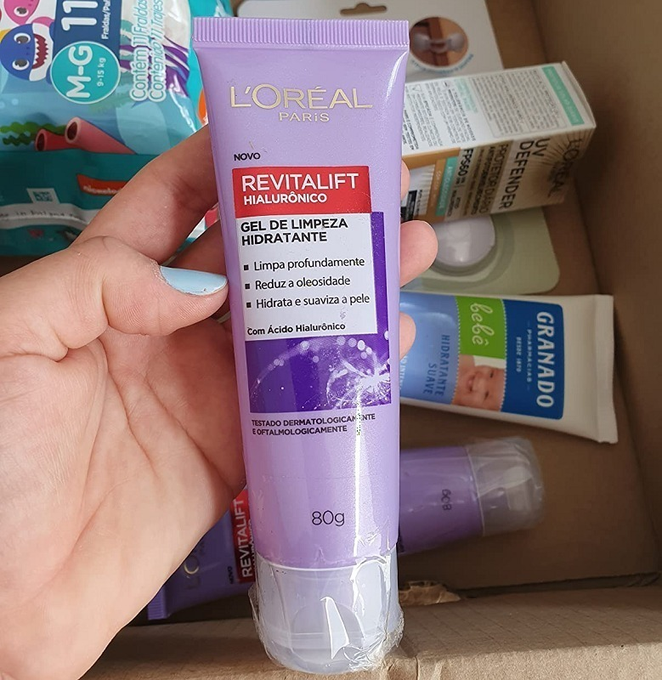 L’Oréal Paris Revitalift Gel de Limpeza Facial Hialurônico Anti-idade 80g