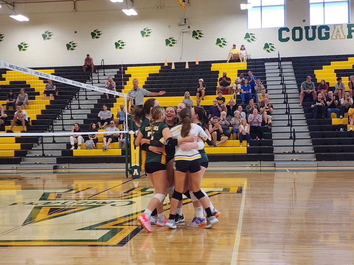 Apex Volleyball JVB defeated Green Level 2-0 (25-8, 25-14).  JVB 4-0.