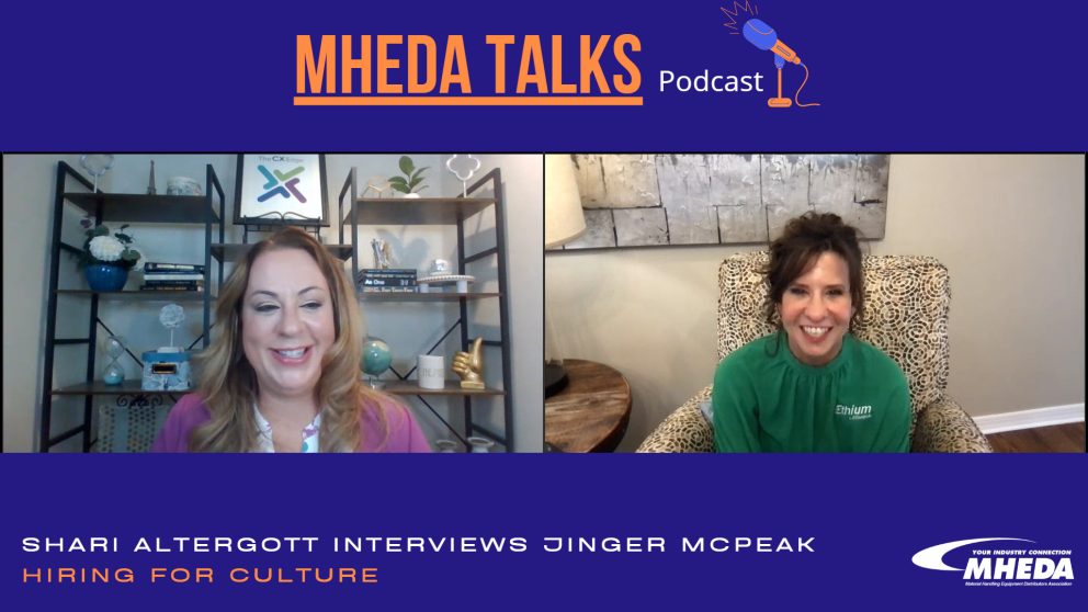MHEDA Talks: Jinger McPeak on Hiring for Culture

Here is the link for the podcast:  mheda.org/.../mheda-talk…

#podcast #leadership #culture #employeeengagement