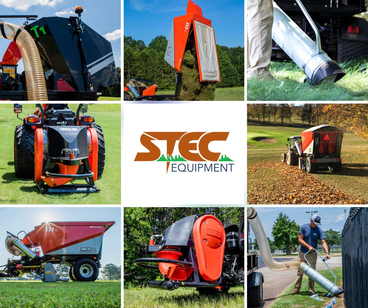 Mow. Sweep. Collect. Our fall lineup is stacked with the top multipurpose machines. #fallturfcare #leafcleanup