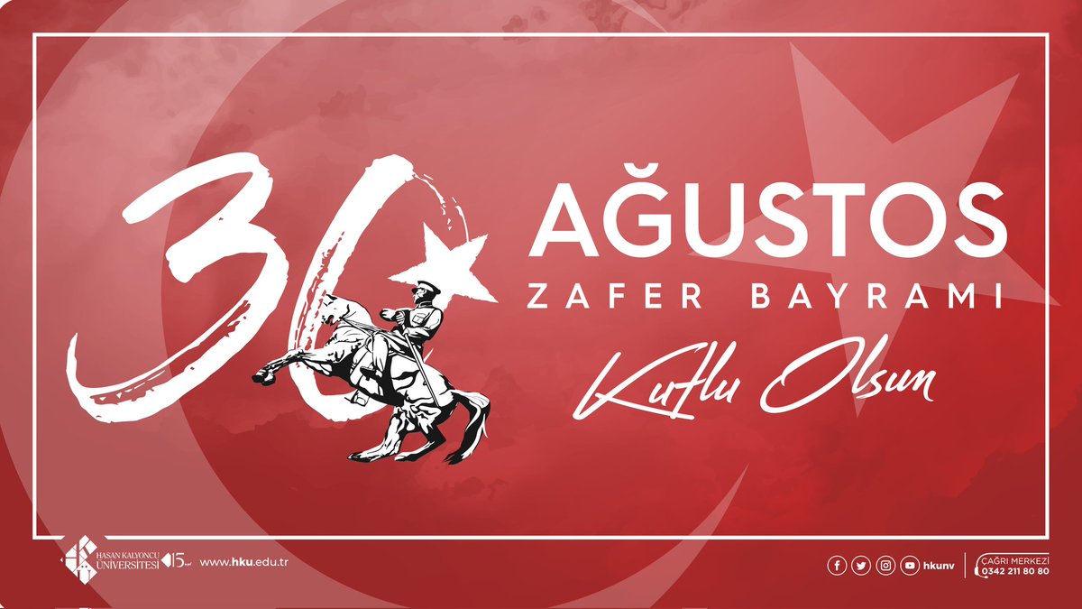 hkunv's tweet photo. "Zafer, ‘zafer benimdir’ diyebilenindir. Başarı ise, ‘başaracağım’ diye başlayarak sonunda ‘başardım’ diyebilenindir."

Mustafa Kemal ATATÜRK 🇹🇷

Milletimizin istiklal mücadelesini taçlandıran Büyük Taarruz Zaferi’nin 101. yıl dönümünde; başta Gazi Mustafa Kemal Atatürk ve silah arkadaşları olmak üzere, tüm şehit ve gazilerimizi saygı ile anıyoruz. 

30 Ağustos Zafer Bayramımız kutlu olsun❗️

#30AğustosZaferBayramı