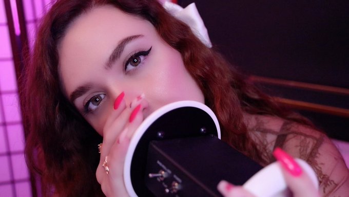 NEW ASMR VIDEO! ☺️🩷  1 HOUR ♡ Intense Deep Wet Mouth Sounds ♡ ASMR  https://t.co/7D9AiFSzqQ https://t