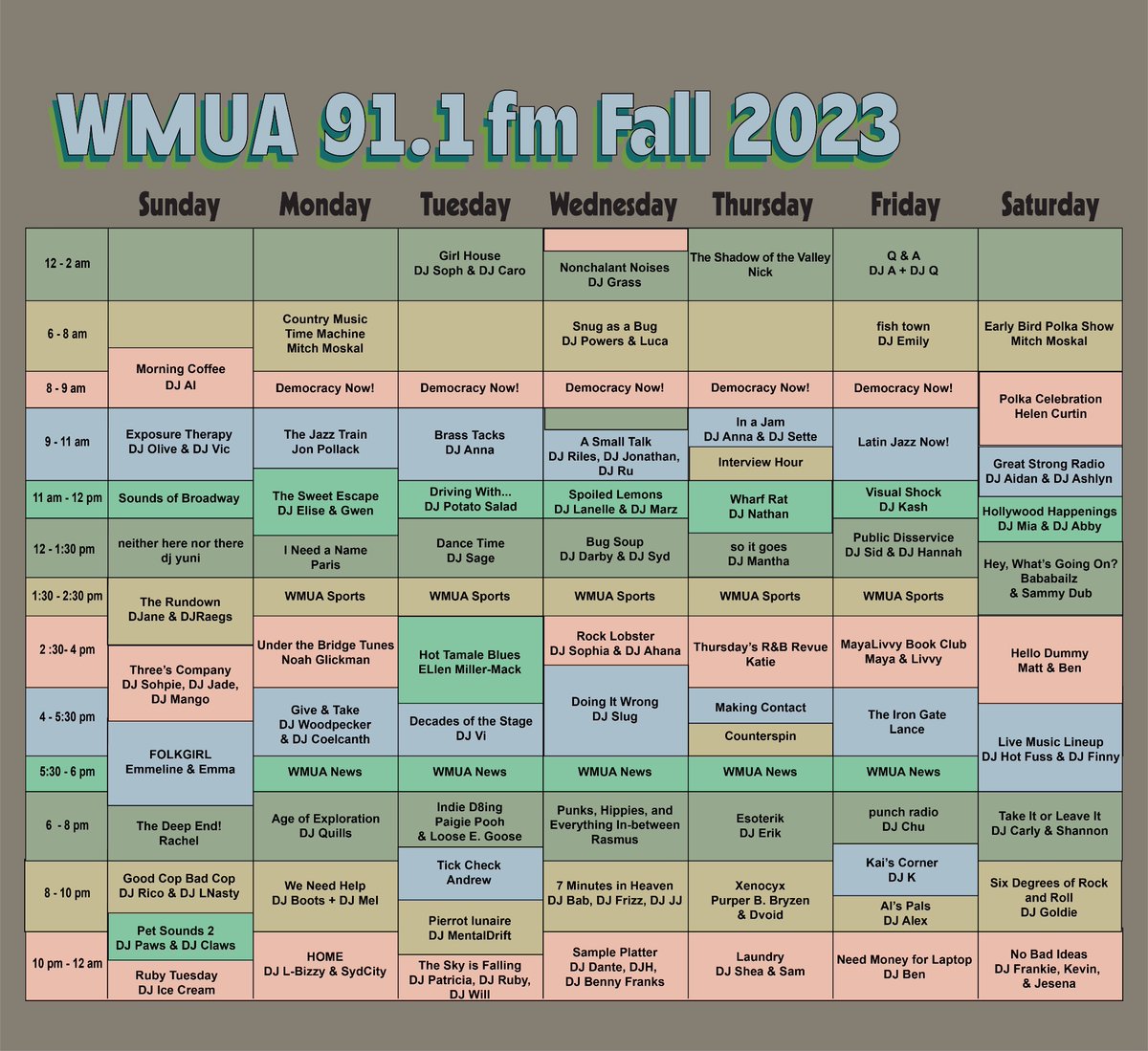 WMUA 91.1 FM tweet media