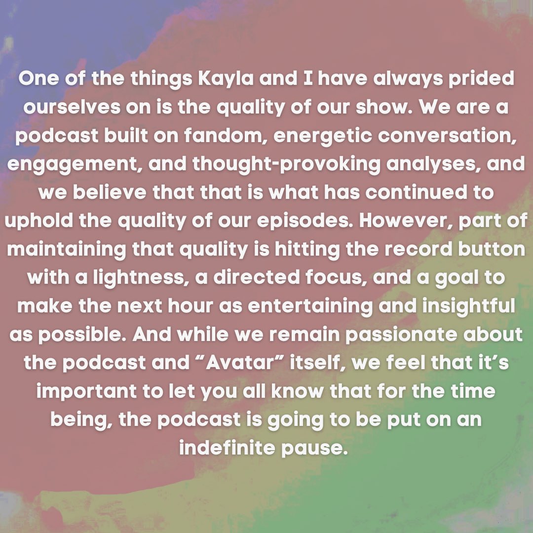 The Avatar Hour Podcast tweet media