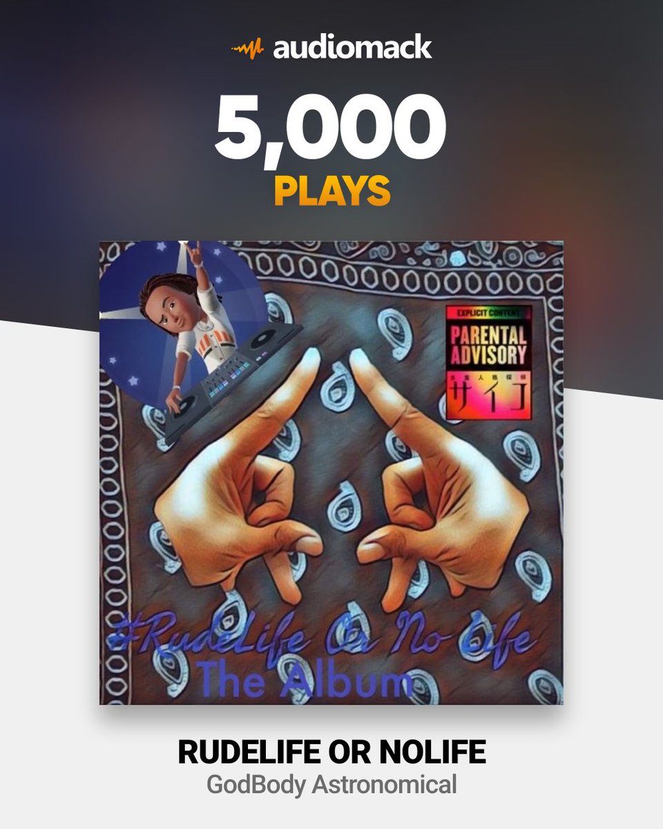 rudeboiigodbody's tweet photo. https://t.co/SKmKuA4BSy

🎶link ☝🏾
Currently we have breached the 5k streams mark from organic streamers. If you haven’t heard Album check it out 🔥🎶 #RetweeetPlease #trending2023 #GoodMorningEveryone #tuesdaymotivations #tuesdaytreats https://t.co/AoraQy6qq3