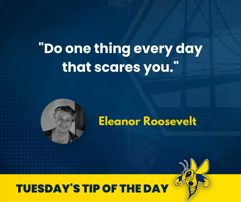 Tuesday's Tip of the Day! 💡

Challenge yourself everyday! Each time we face our fear, we get a little better, and we grow a little more courageous. 

#TipoftheDayTuesday