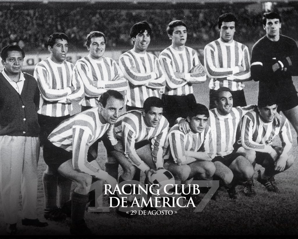 RacingClub's tweet photo. A 56 años de la conquista de la Copa Libertadores, el orgullo de ayer, hoy y siempre.

¡VAMOS RACING! https://t.co/GIQv3l11AP