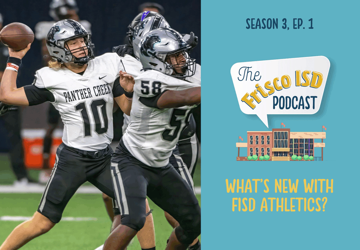 Did you catch the latest episode of the Frisco ISD Podcast? We sat down with the District's Broadcast Facilitator, Steven Doherty, to discuss accessing your favorite Frisco ISD sporting events from the comfort of your home. 🏈 Listen now: ow.ly/W5ry50PBsiO