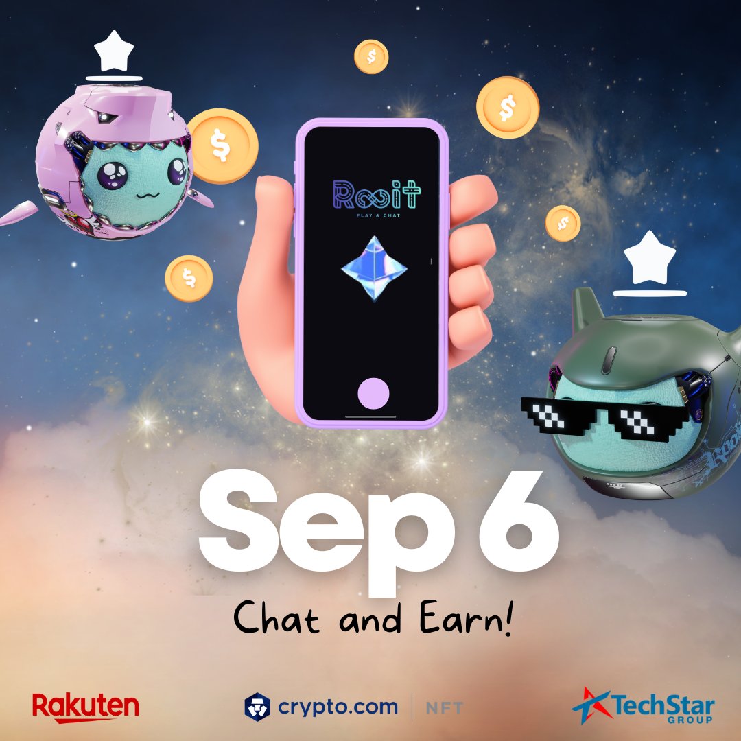 cryptocomnft's tweet image. We are excited to announce the upcoming launch of @rooitnft collection on Sep 6! 

Each Mutant ROO allows Chat2Earn capabilities, private club membership, participation in IRL events, early access to future Rooit drops, and more.