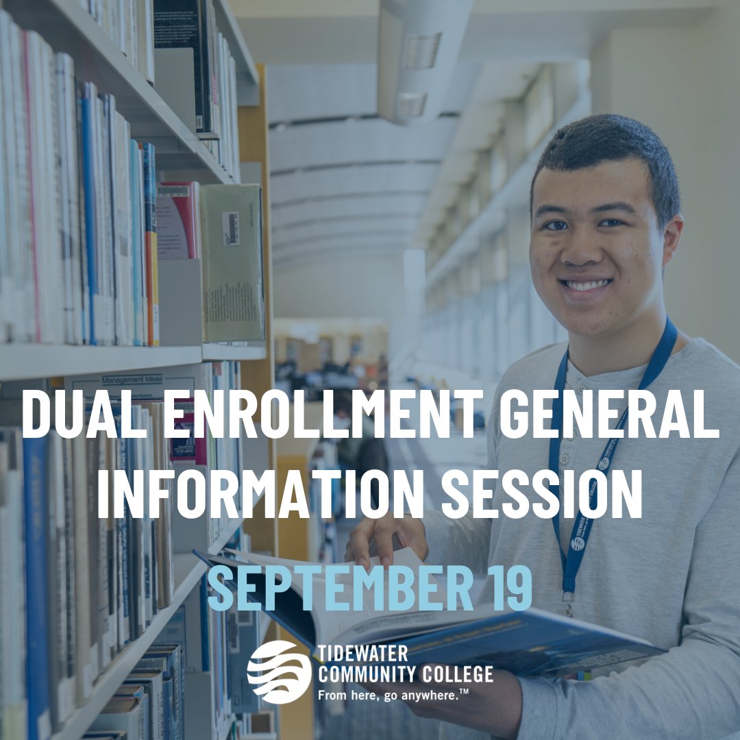 TCC's next Dual Enrollment General Information Session starts on September 19! 🚀 High school students, seize this opportunity to earn college credits while still in high school! ➡️ Learn more and apply now: tcc.edu/event/dual-enr…