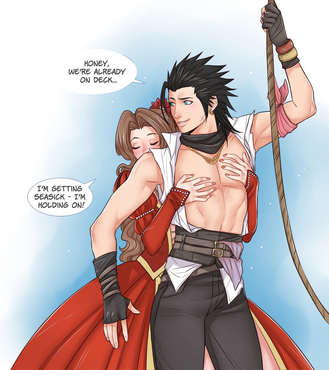 crylin6's tweet photo. Day 8: Royal AU ππ©·
The Pirate and the Flower Princess AU~
#ZerithWeek2023 #FF7R https://t.co/XYe6BIgLqL