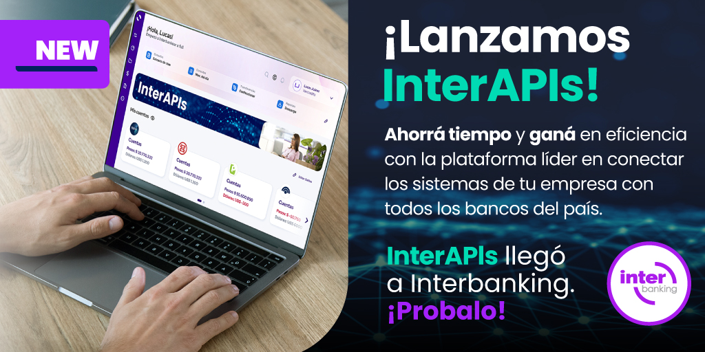 interbanking's tweet photo. Conectá los sistemas de tu empresa con ¡TODOS LOS BANCOS DEL PAÍS!
🙌🏻 Ganá tiempo y eficiencia en la gestión de tu empresa.
Probá InterAPIs en Sandbox 👉🏼 https://t.co/1whBZWFLQy
#JuntosNosPotenciamos #Interbanking https://t.co/ofrreKu2ZT