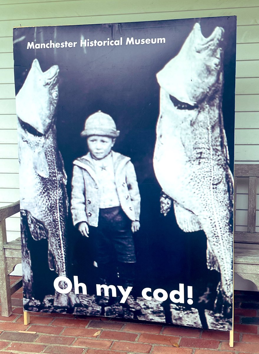 KimTunnicliffe1's tweet photo. #Manchester Historical Museum in @townofMBTS is displaying authentic pieces of an old #saltcod fishyard in its own backyard. In 1700’s, before refrigeration, salting & curing cod was a booming business for coastal towns & it was considered the economic backbone of #Massachusetts. https://t.co/nMygyCbg4a
