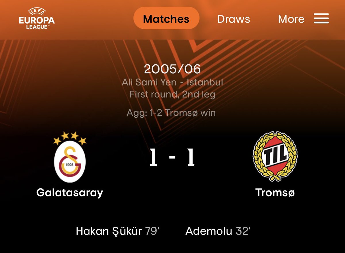 SSorgard's tweet photo. Ikke for alle å møte Galatasaray https://t.co/c0XDy38BdJ