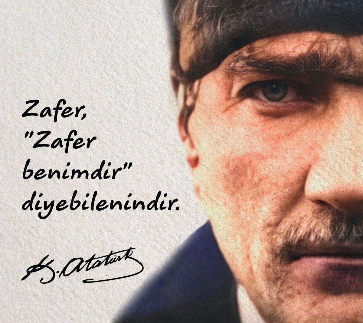 Önce O inandı. Sonra bir millet inandı. 'Zafer' işte o zaman kazanıldı!