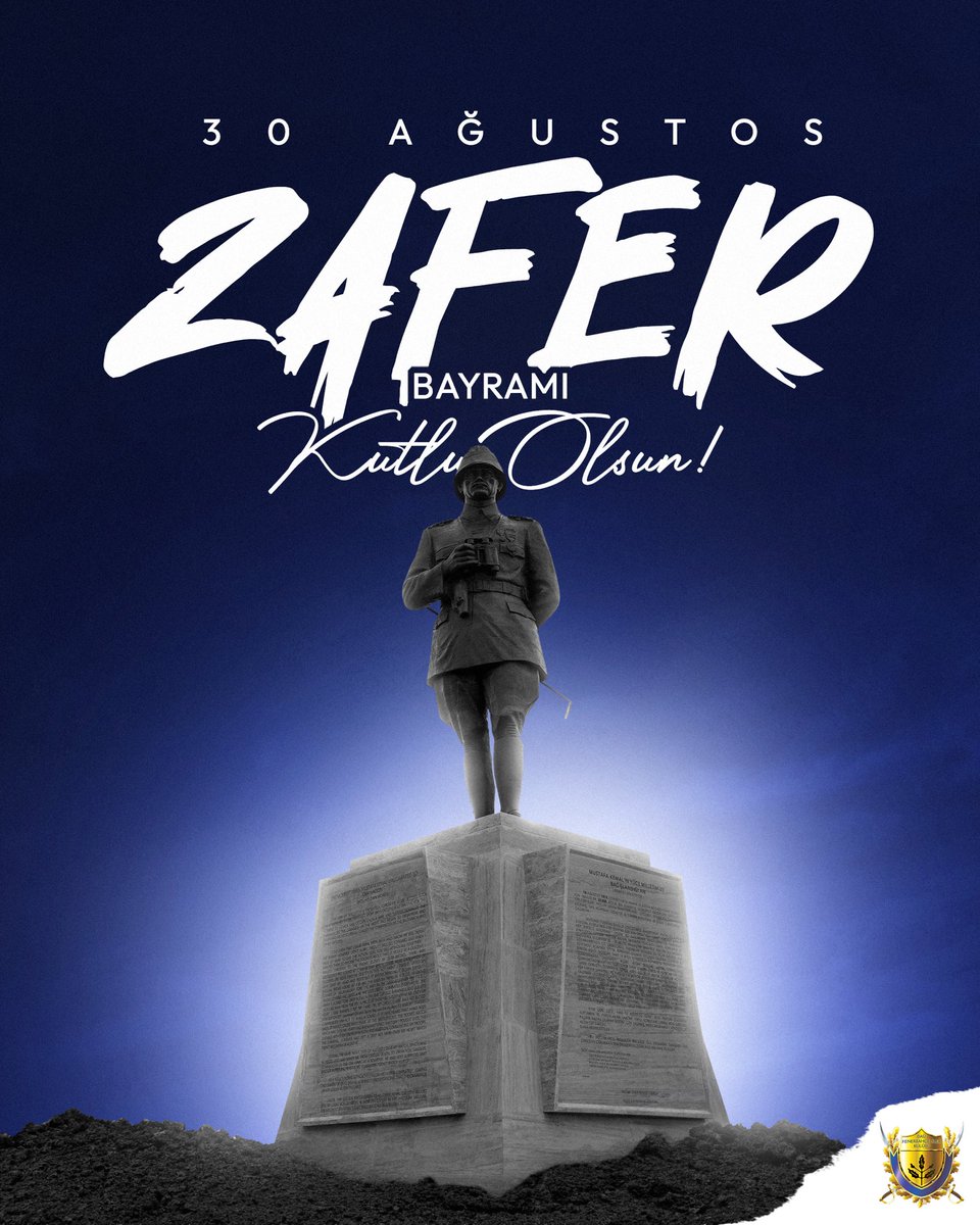Bağımsızlık mücadelemizin en büyük zaferi, 30 Ağustos Zafer Bayramımız kutlu olsun!

İzinden asla ayrılmayacağımız Ulu Önderimiz Gazi Mustafa Kemal Atatürk’ü, silah arkadaşlarını ve vatanımız için canını ortaya koyan bütün şehitlerimizi saygıyla anıyoruz.
 #30AğustosZaferBayramı
