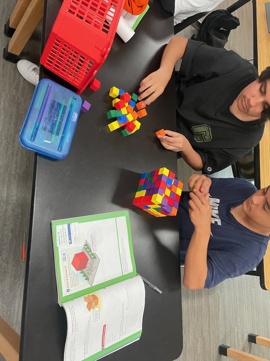 OPS_BryanMiddle's tweet image. 🧮 Utilizing manipulatives in math with Mr. Collins at Bryan Middle! Hands-on learning amplifies understanding and engagement, making math come alive for students. 🔢📚 #MathManipulation #BryanMiddleEducation #REAL_Joy