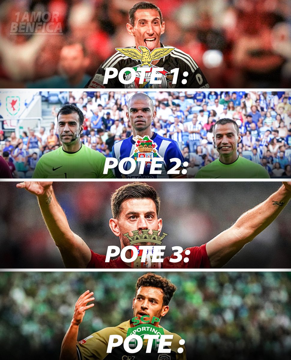 3 Equipas Portuguesas na Champions, o maior de Portugal no Pote 1 ! 🦅😍