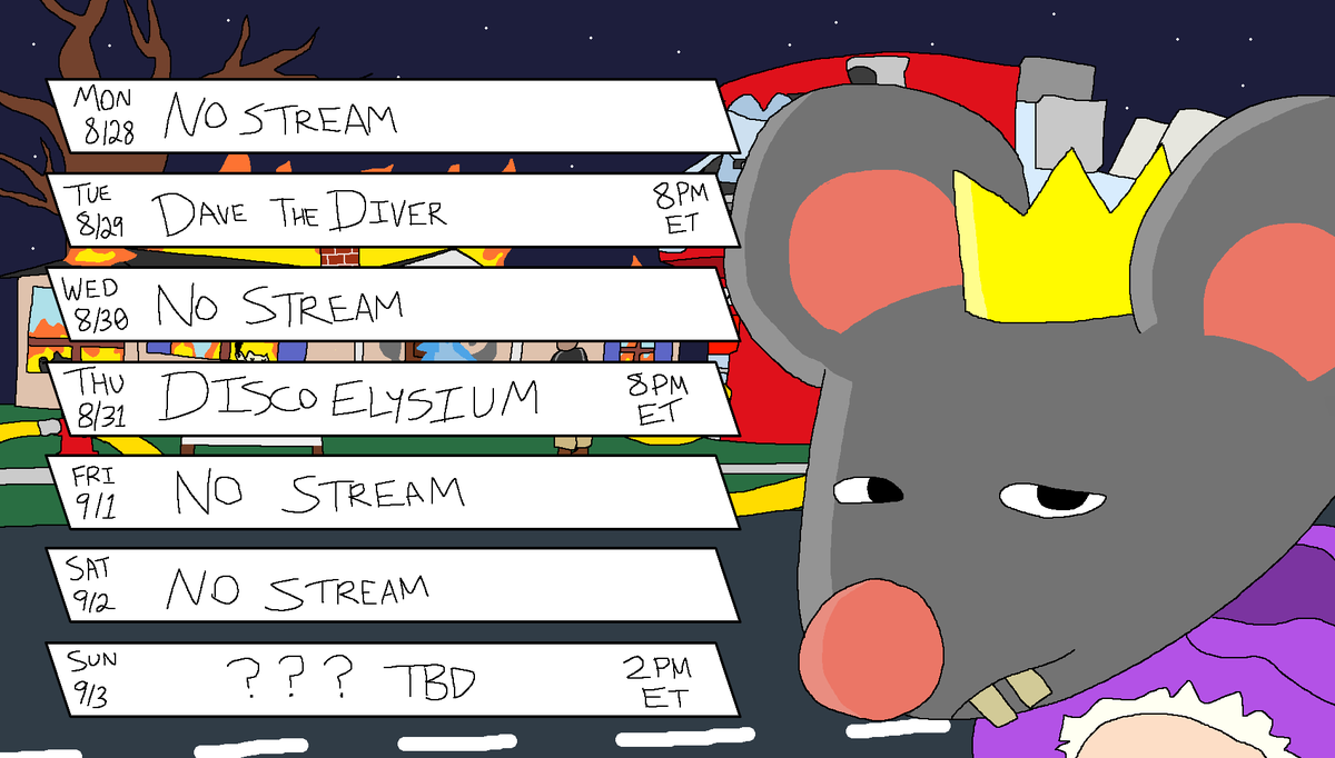 pepper_jacked's tweet photo. Weekly schedule!
💪🐀👑💪 https://t.co/fiv50irGCI