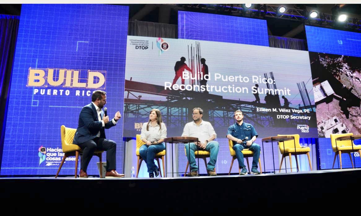 prsecestado's tweet photo. Participé hoy de un panel sobre el progreso en proyectos de infraestructura vial junto a @prsecdtop, @prdirpuertos y el director de @actprgov, durante el evento #BUILDPR organizado por @Cor3pr. La reconstrucción de Puerto Rico va en grande.
#HaciendoQueLasCosasPasen https://t.co/N1RYYyCeca