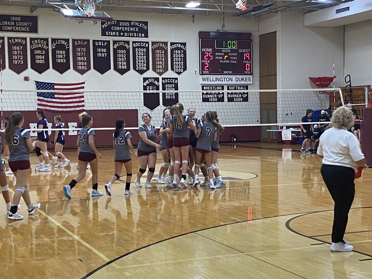 Good luck to our volleyball team tonight at LaGrange! <a href="/DukesVolleyba1l/">Wellington Dukes Volleyball</a>