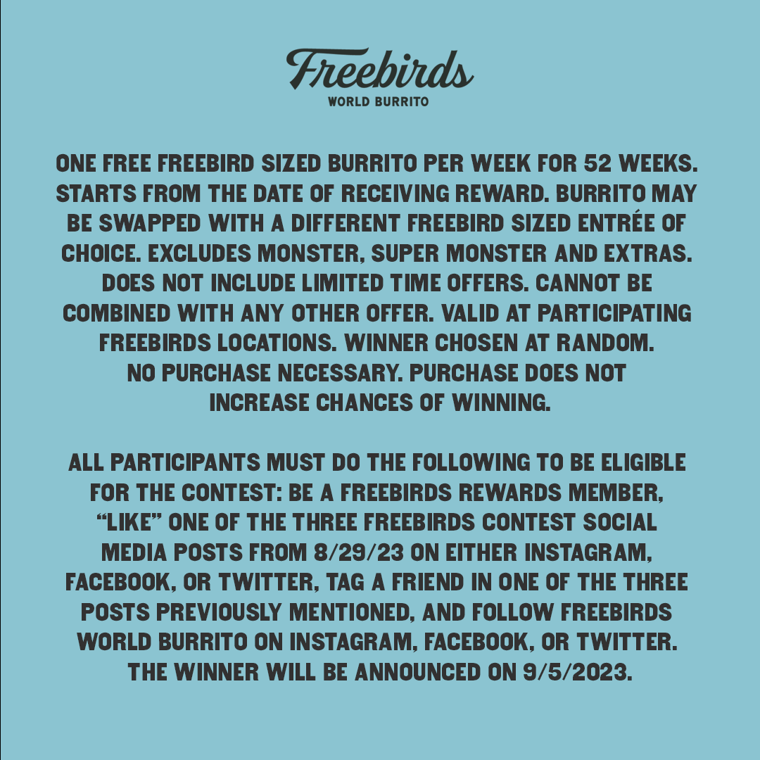 Freebirds World Burrito tweet media