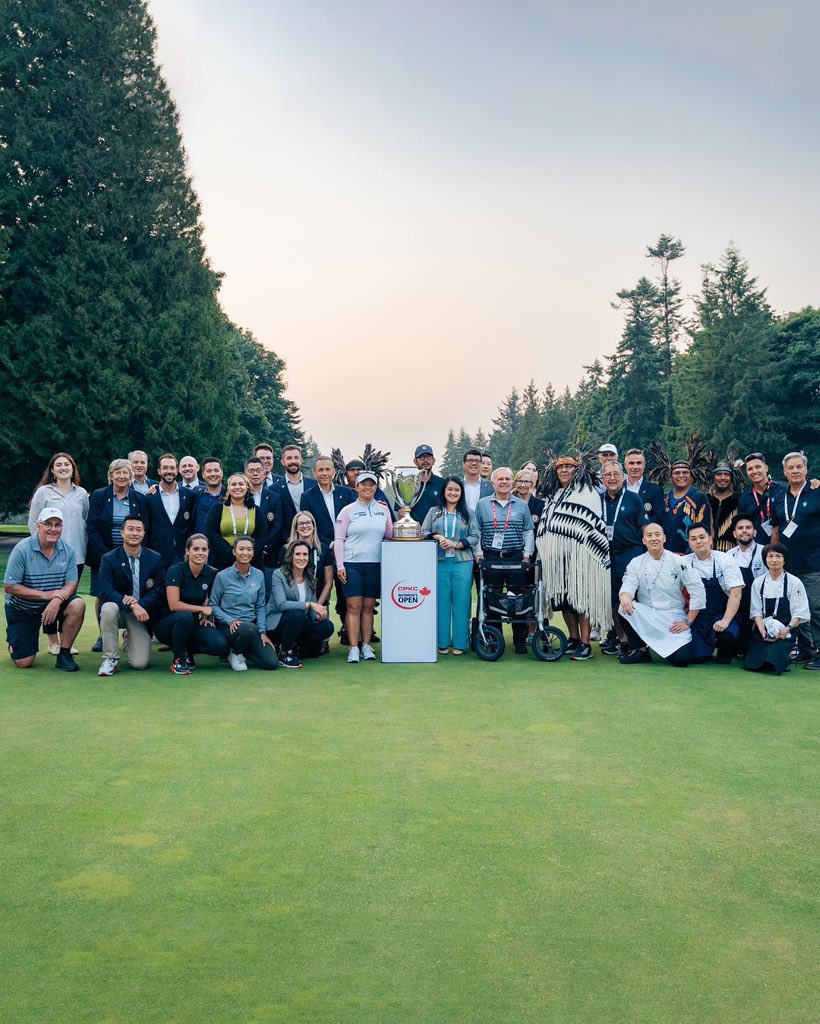 A big thank you to Team Shaughnessy not only for this week, but the months and even years that went into planning and making this event a success. #TeamShaughnessy #ShaughnessyGCC #CPKCWomensOpen
