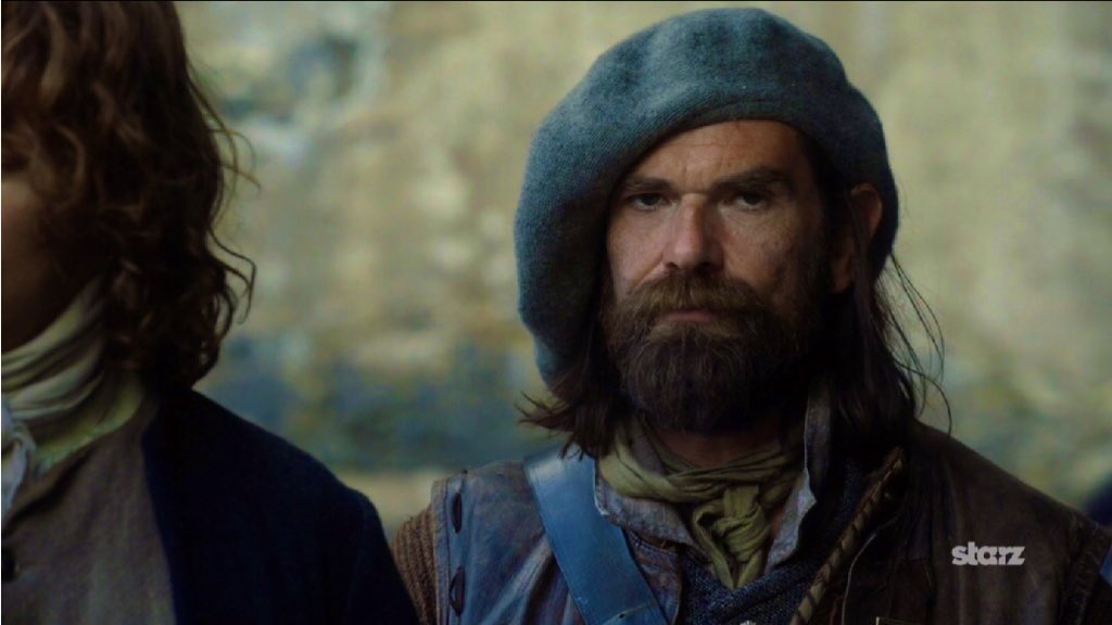 Murtagh gave Ellen a pair of bracelets made from what? #Outlander