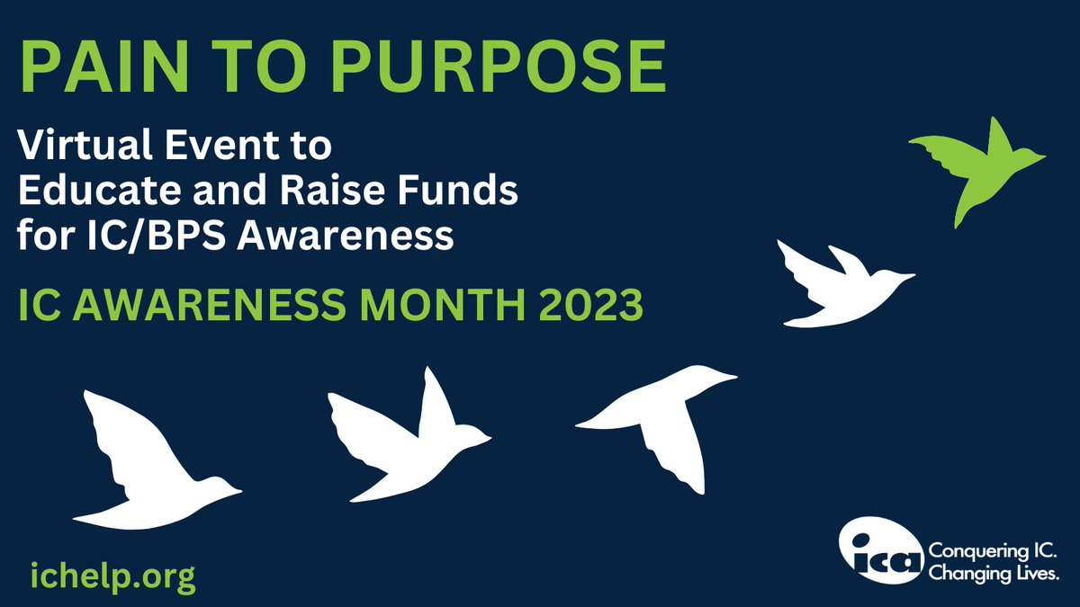 ICHelp's tweet photo. September is IC Awareness Month!!!
Once a year, an incredible opportunity arises for those passionate about making a difference in the world of IC/BPS.
#paintopurpose #ChronicPain #SupportSystem #StrongerTogether #ICWarrior #HealthAndWellness #InspireHope #PainToPurpose https://t.co/AeNbGs6SIx