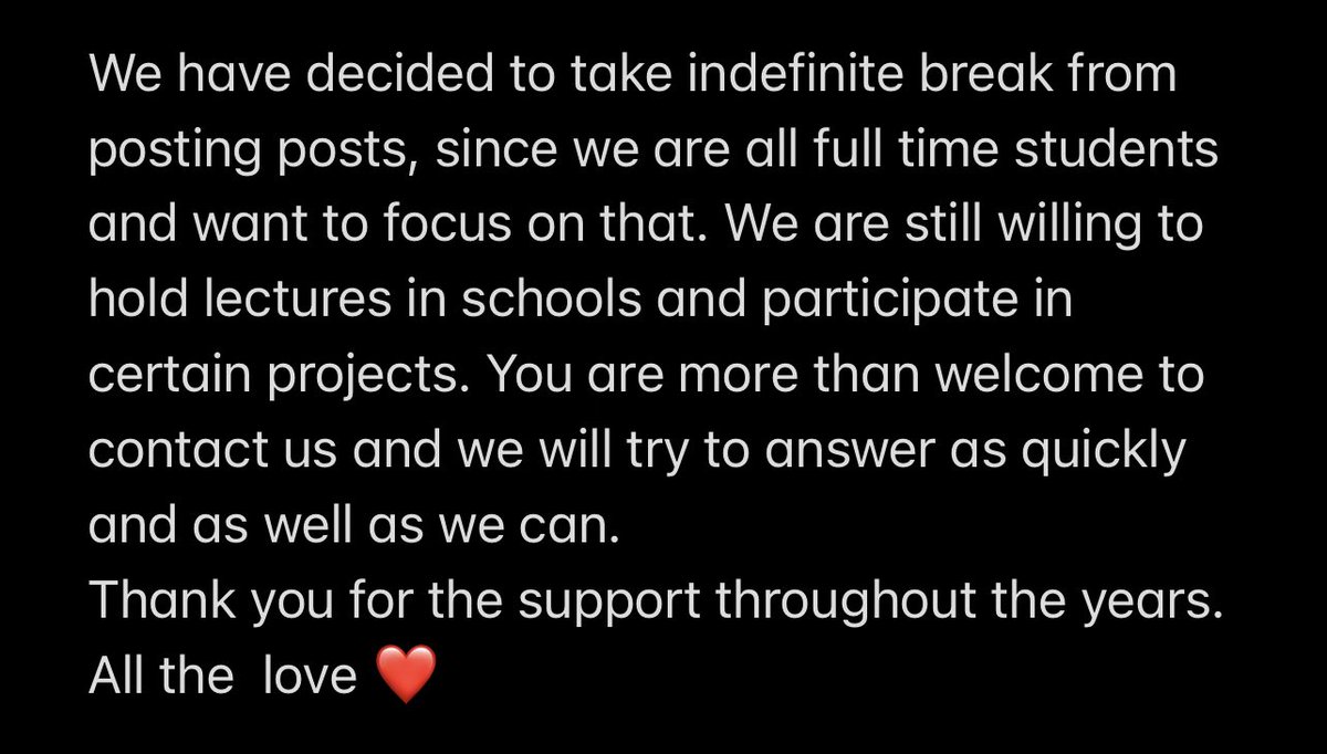 Takk fyrir stuðninginn í gegnum árin<3 /
Thanks for the support throughout the years<3 
-Antirasistarnir