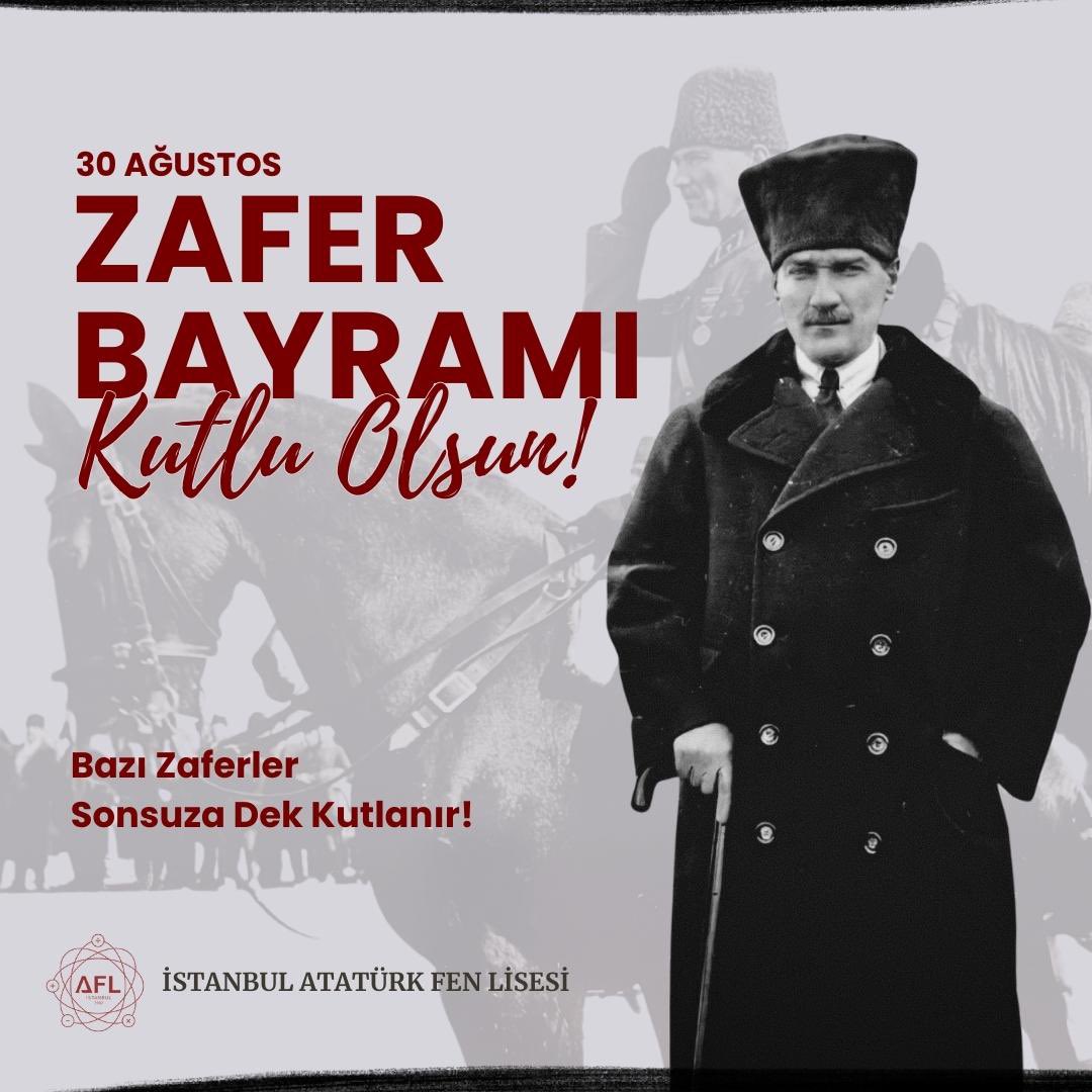 Başta Gazi Mustafa Kemal olmak üzere kurtuluş mücadelemizi zaferle sonuçlandıran tüm kahraman şehitlerimizi saygı ve minnetle anıyoruz.

#30AgustosZaferBayrami