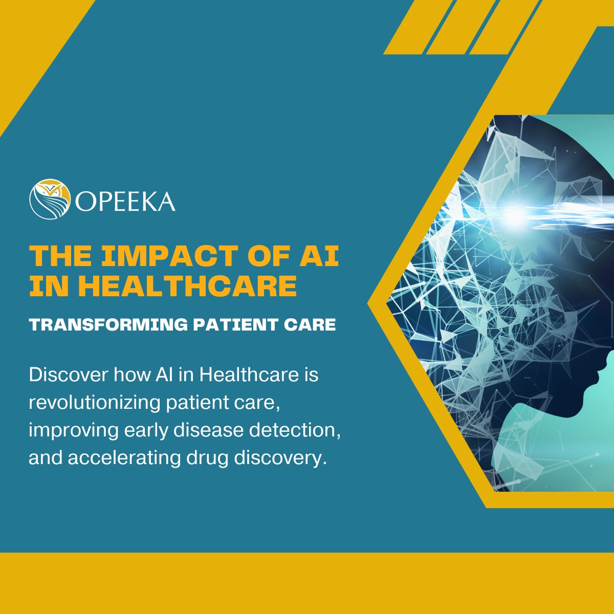Artificial Intelligence is revolutionizing the healthcare industry, heralding transformative advancements and reshaping our approach to patient care. 

lnkd.in/g-Seu-wH

#AIinHealthcare #MedTech #FutureofHealthcare
