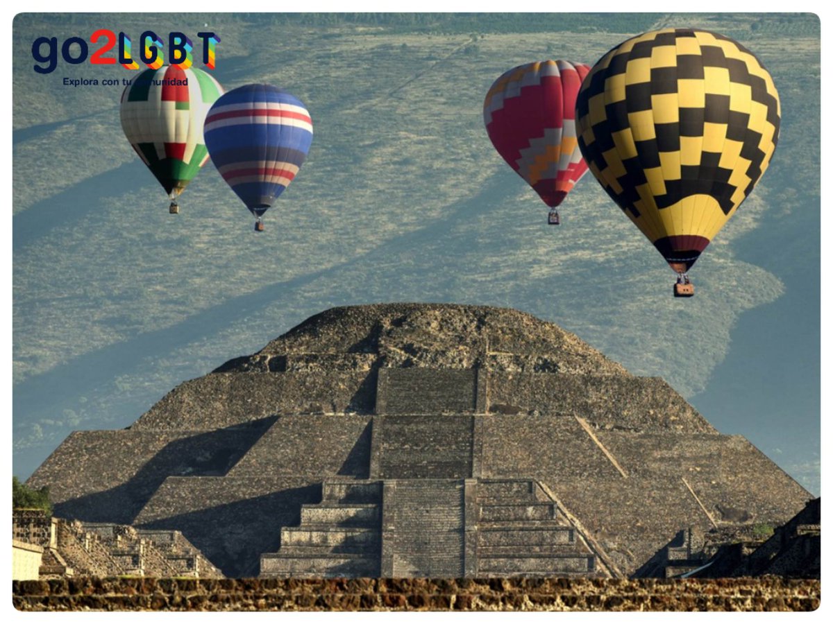 VisitaMexLGBT's tweet photo. ¡Teotihuacán es la ciudad de los dioses!
El recorrido por los espacios del yacimiento requiere tener presente que las distancias entre algunos templos y pirámides son significativas, el ascenso a las pirámides requiere paciencia y buena condición física.
#go2lgbt https://t.co/BY17Ym6eTE