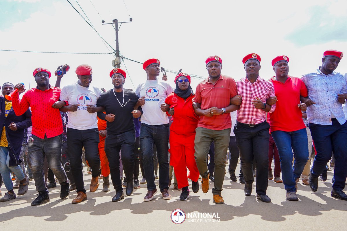 patricknsanja's tweet photo. @NUP_Ug nationwide tour and office opening led by @HEBobiwine

Thank You Fort Portal..
#NationalUnityPlatform 
#PeoplePowerOurPower https://t.co/ZJsBxJ4zTK