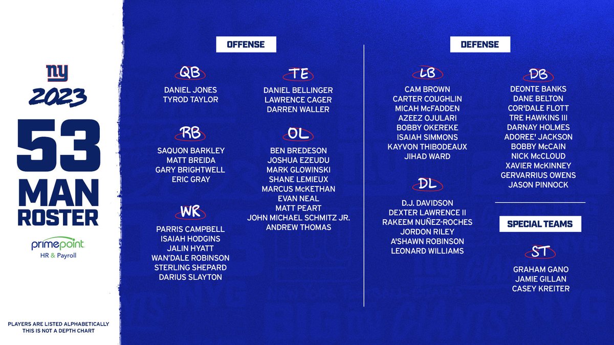 New York Giants tweet media