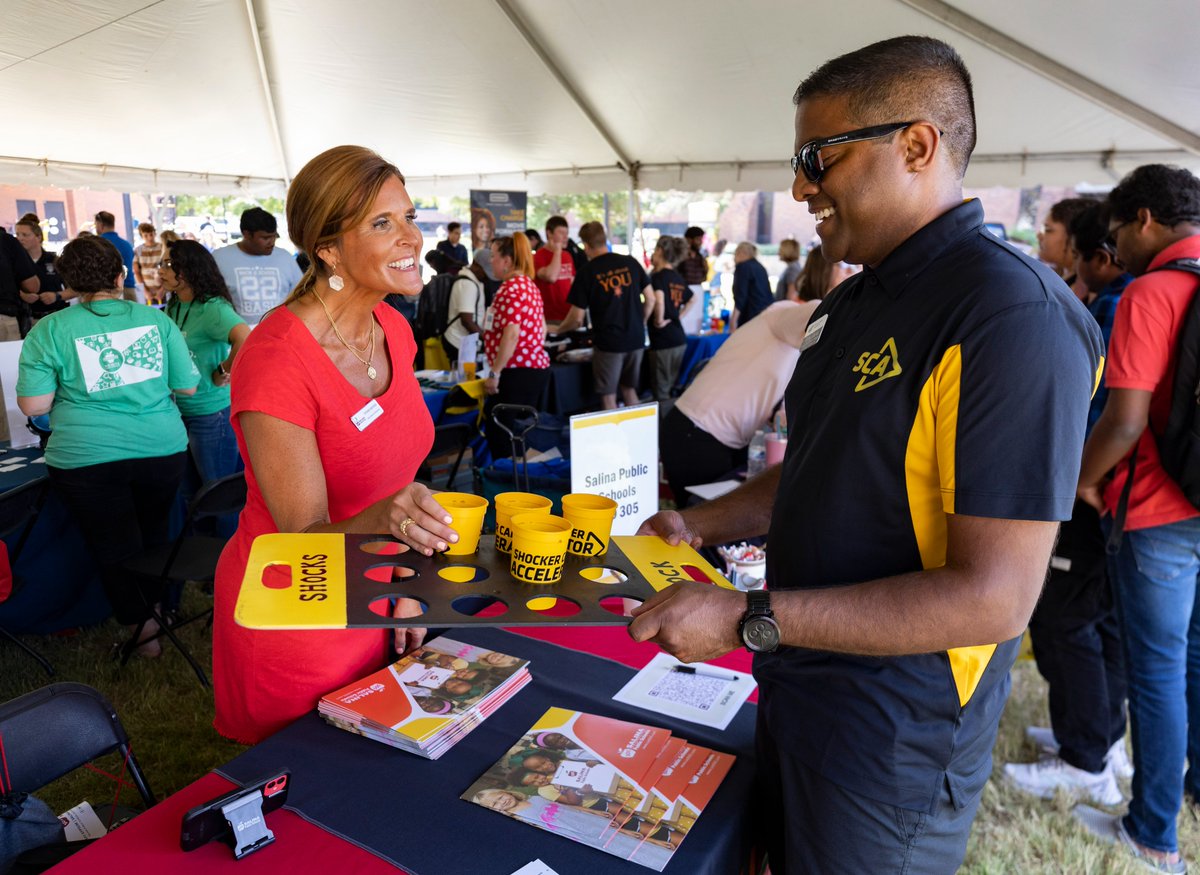 Tomorrow! One of the best fall <a href="/WichitaState/">Wichita State</a> traditions, connecting employers and #Shockers. I'll be there serving the best root beer in the game from <a href="/WichitaBrew/">Wichita Brewing Co</a> to the 55+ participating companies and orgs. See you and 1000+ students there!