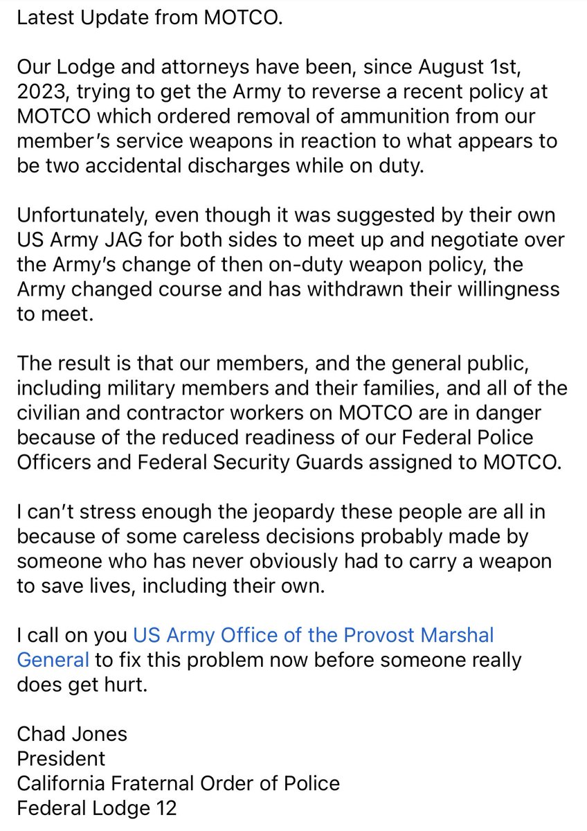 California Fraternal Order of Police tweet media