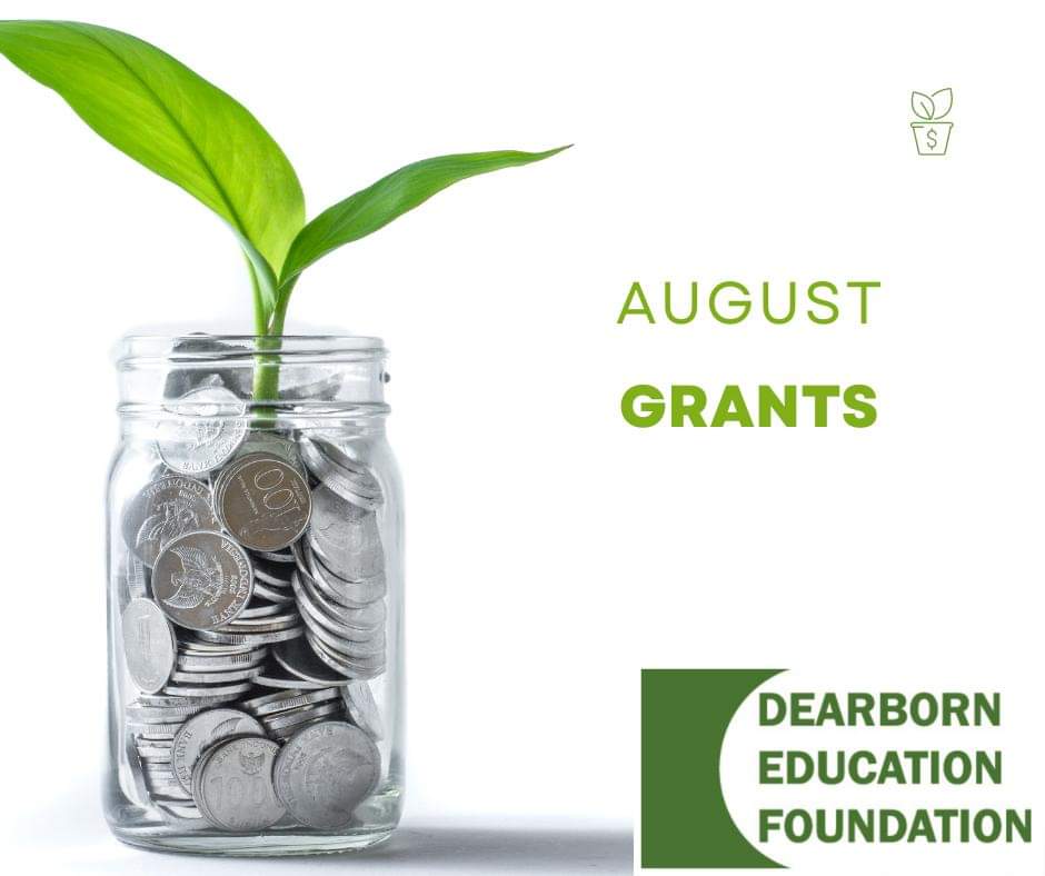 Grant requests for August totaled $35,577.78.  Of that, $8,455.25 was funded.  This covered instruments at Oakman, Literacy for Salina Elementary, Books for Snow, Headphones for Howard and Graphing Calculators for Edsel Ford.