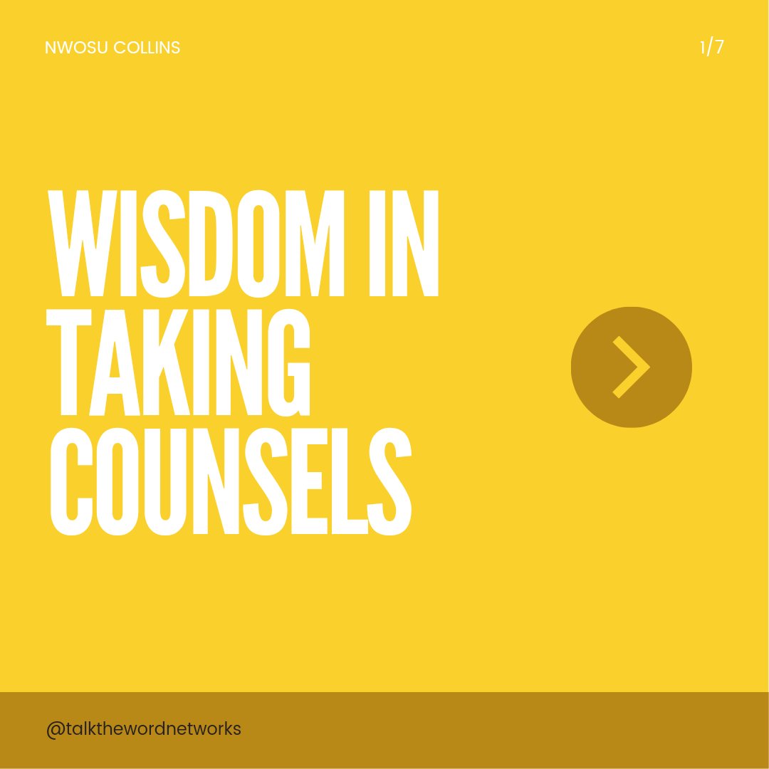 gln_global's tweet image. Wisdom in Taking Counsels - A thread 
.
.
.
.
.
August 27, 2023.
#ttwn #wisdom #Jesus #ministry