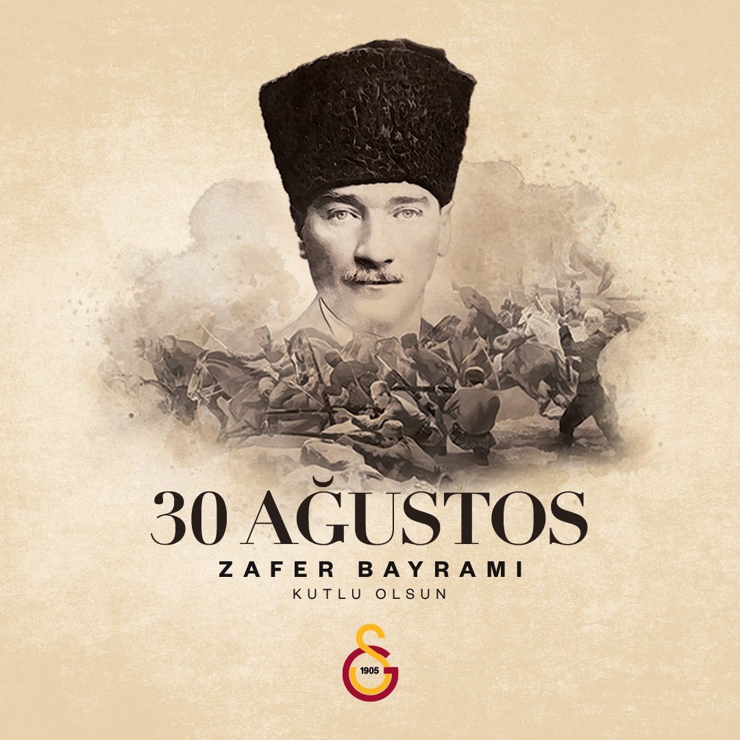 Başta Gazi Mustafa Kemal Atatürk olmak üzere tüm şehit ve gazilerimizi saygıyla anıyoruz. Büyük Taarruz’un zaferle neticelenip Türk’ün vatanını geri alışını müjdeleyen büyük günümüz, 30 Ağustos Zafer Bayramımız kutlu olsun. #RoarGala