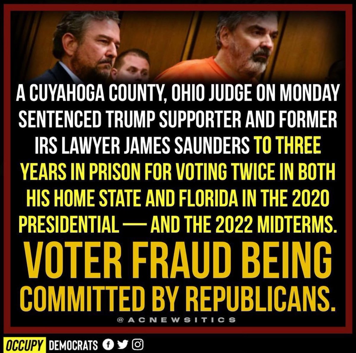PopularLiberal's tweet image. VOTER FRAUD: Perhaps the reason Republicans have extensive knowledge of how voter fraud operates is because they themselves engage in such practices.
#GOPVoterFraud